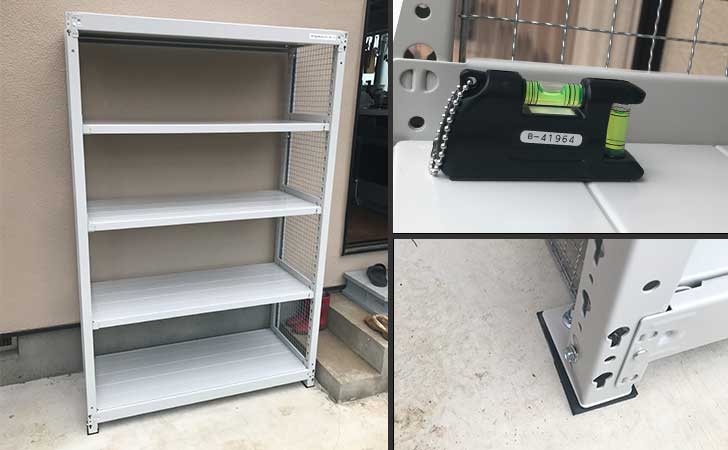 千葉県】軽中量スチールラックを1台設置