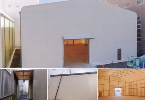 長野県のテント倉庫事例