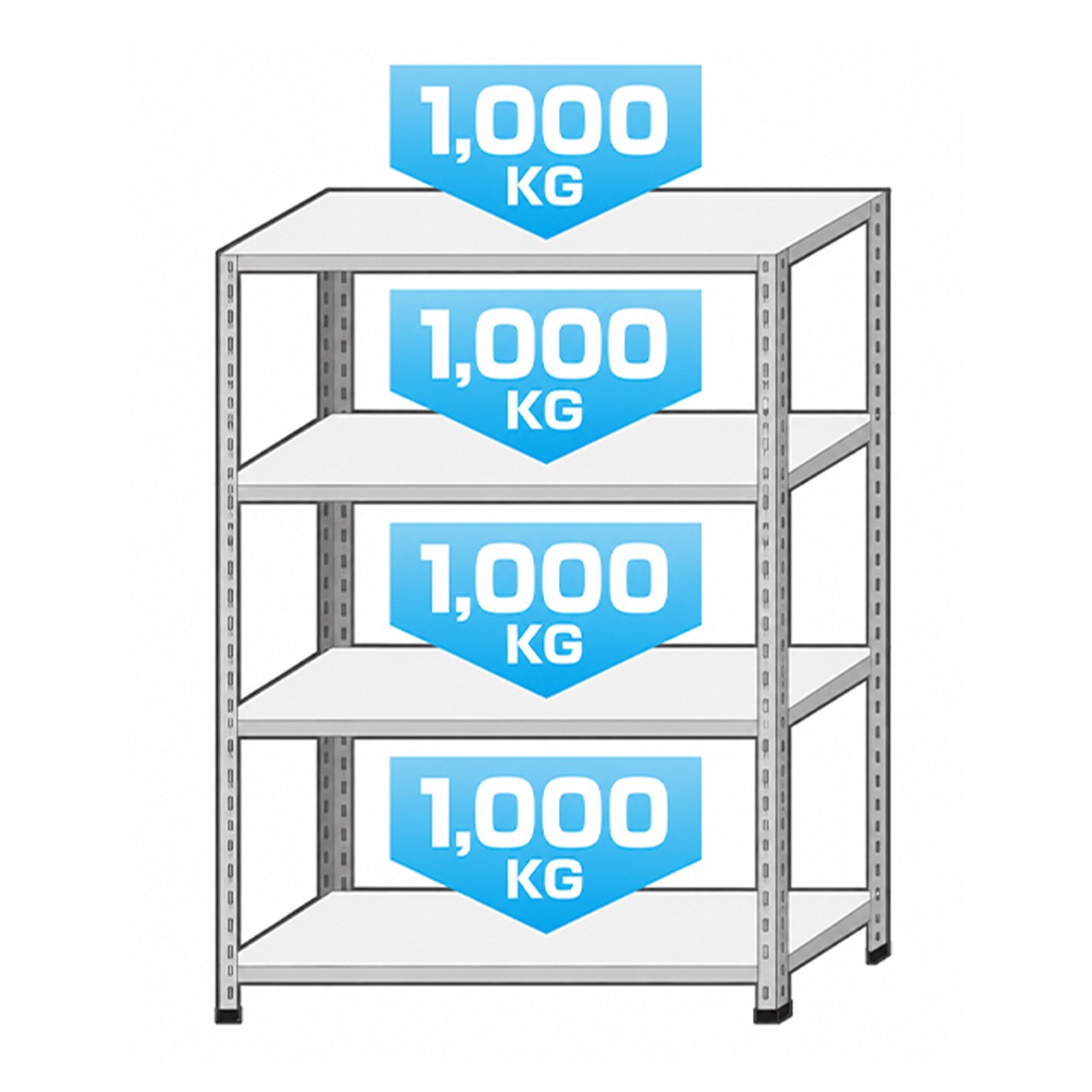 1000kgラック耐荷重