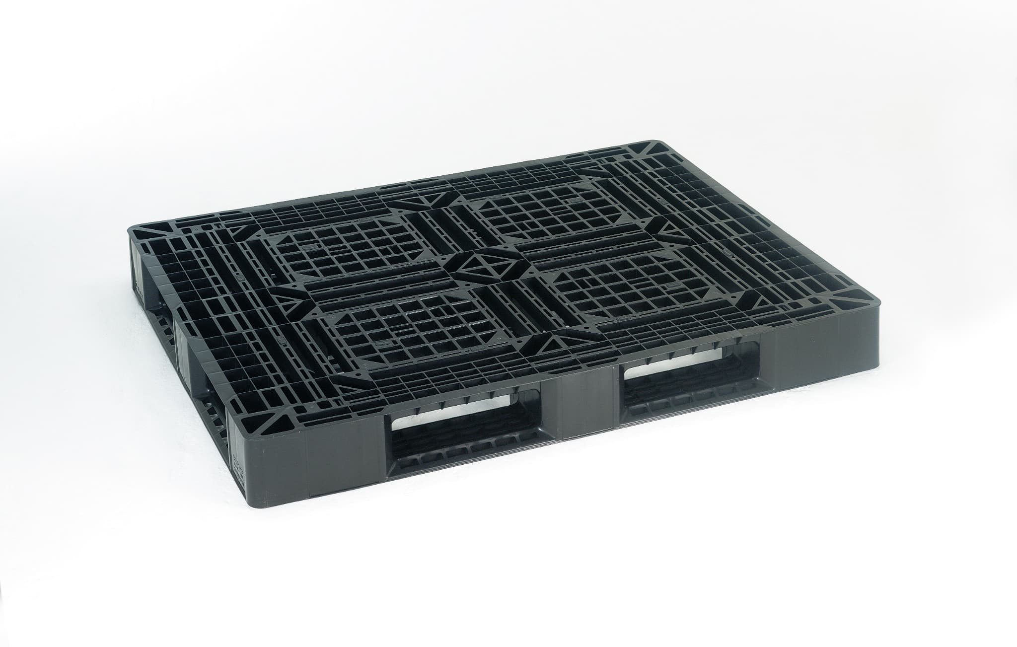 プラスチックパレット DA-JL-D4-1411 黒 岐阜プラスチック工業(RISU)製